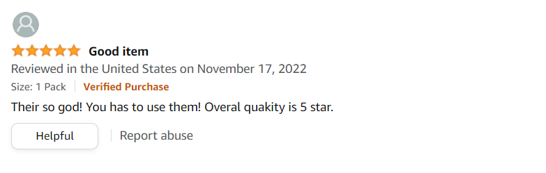 Review screenshot